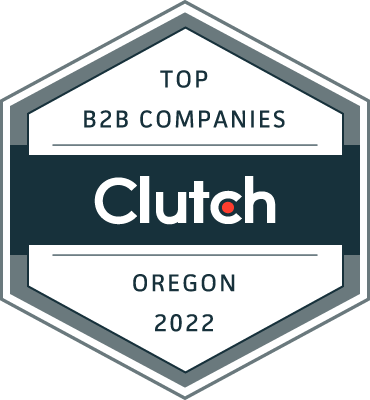 Top B2B Companies Clutch Oregon 2022 Award